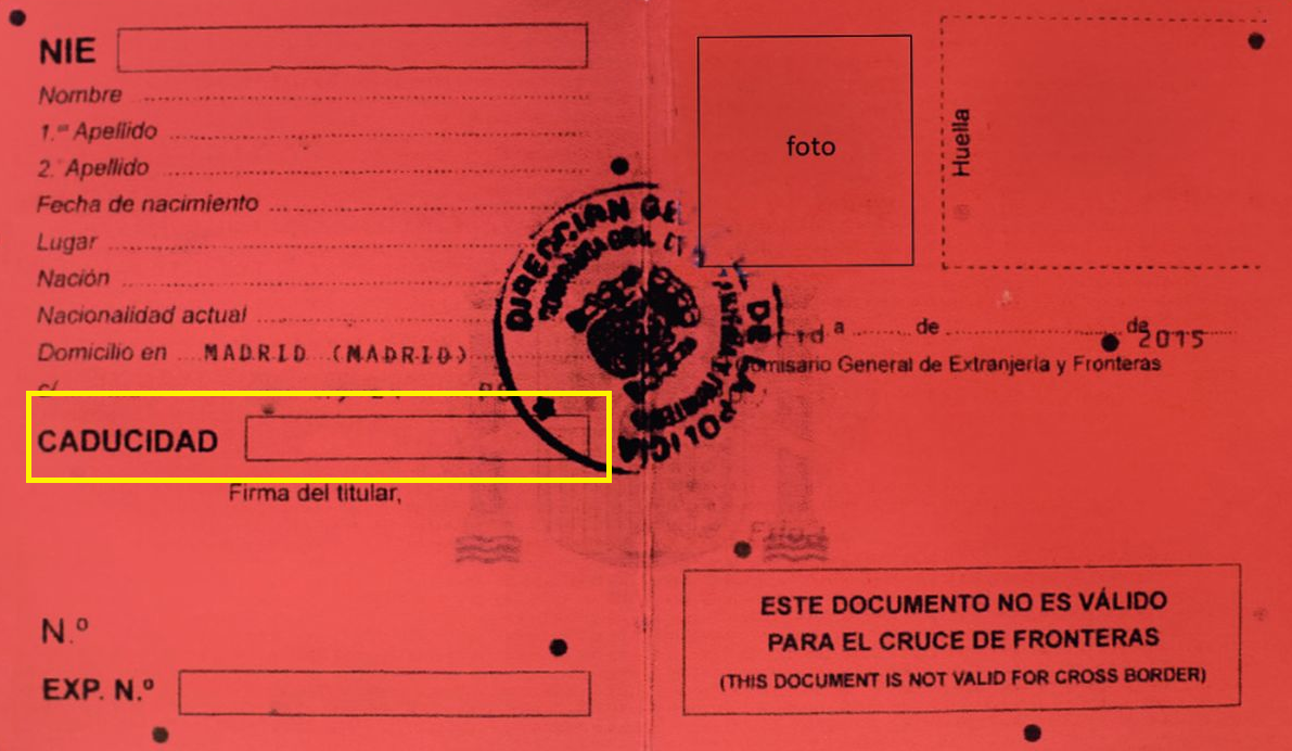 Foto Tarjeta roja